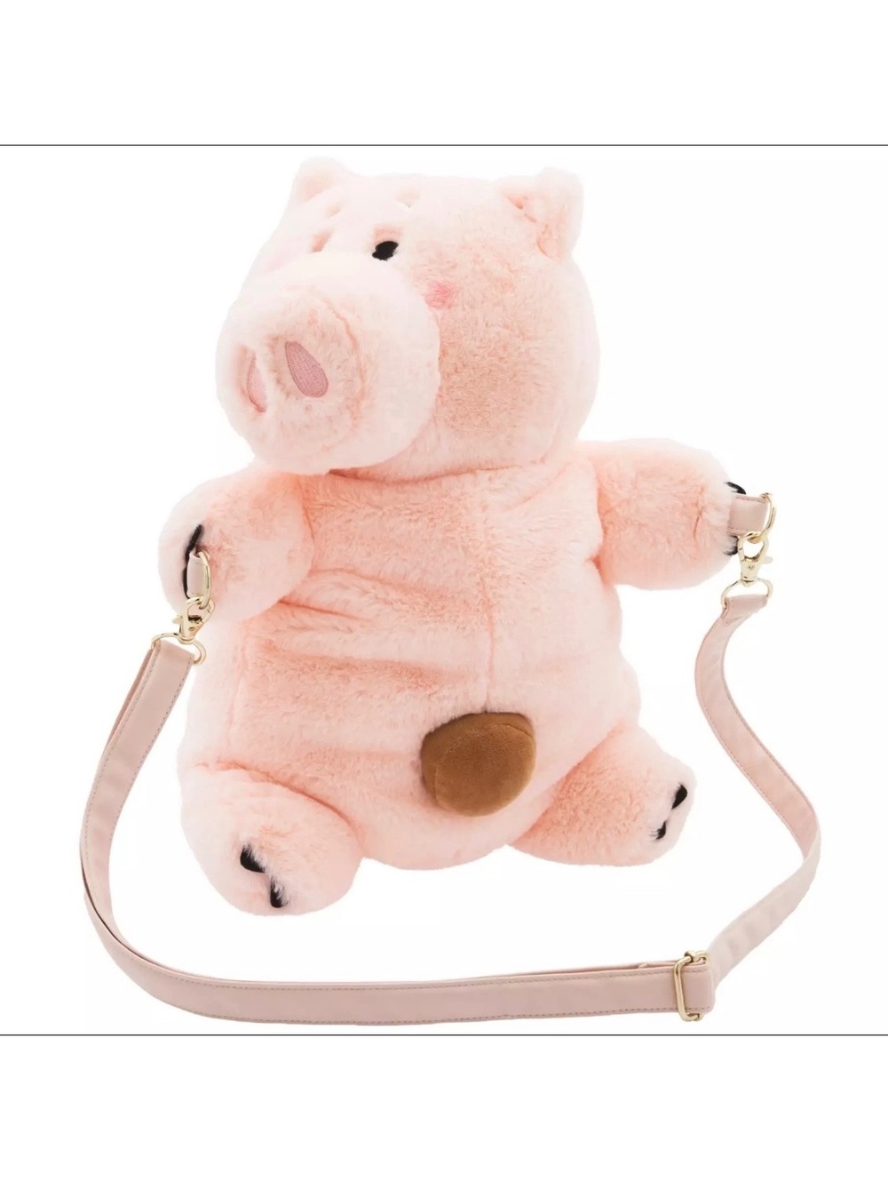 Disney Parks Hamm Pig Character Essential Plush Shoulder Bag Purse Toy Story NEW